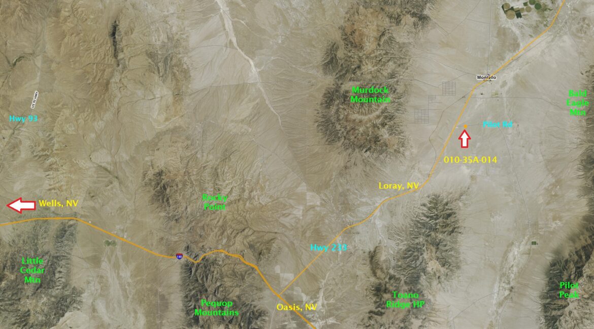 Elko - 010-35A-014 GIS Map with Markings