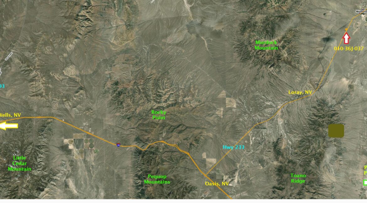 Elko - 010-36J-037 - GIS Map with Markings