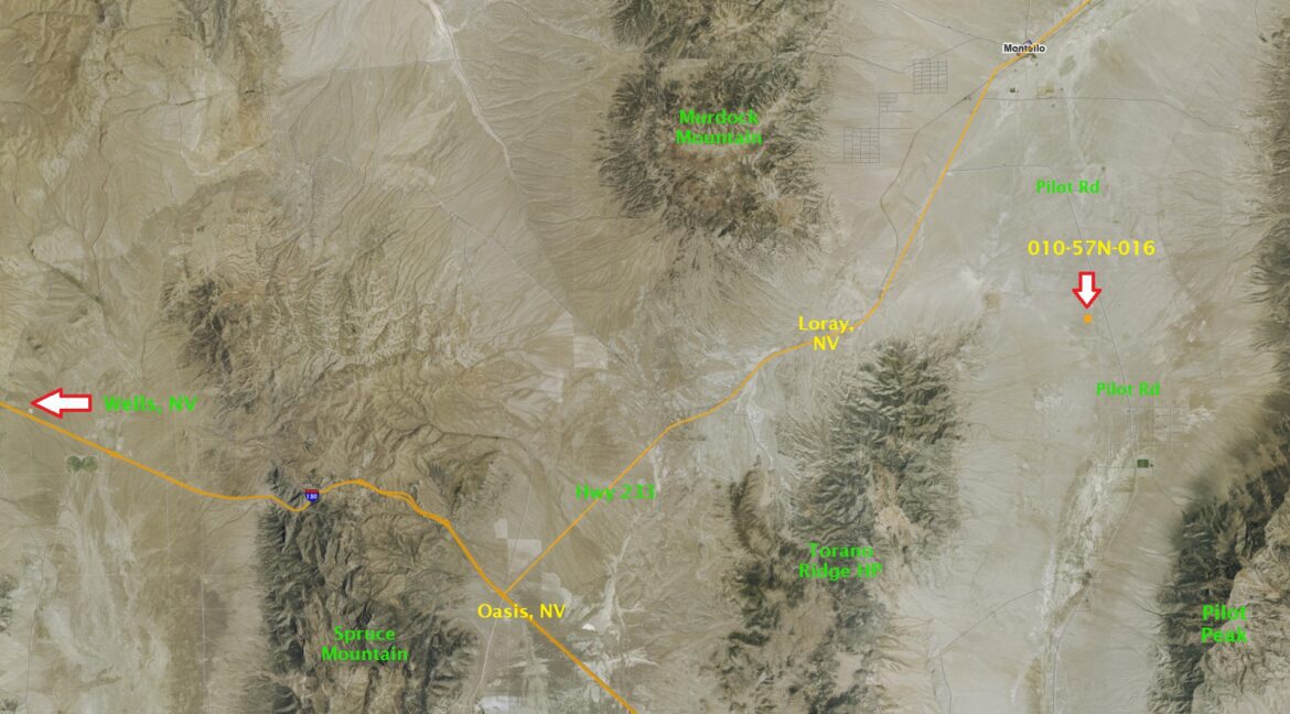 Elko - 010-57N-016 - GIS Map with Markings