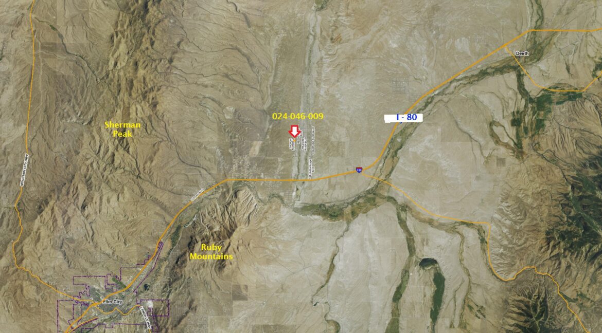 Elko - 024-046-009 - GIS Map with Markings