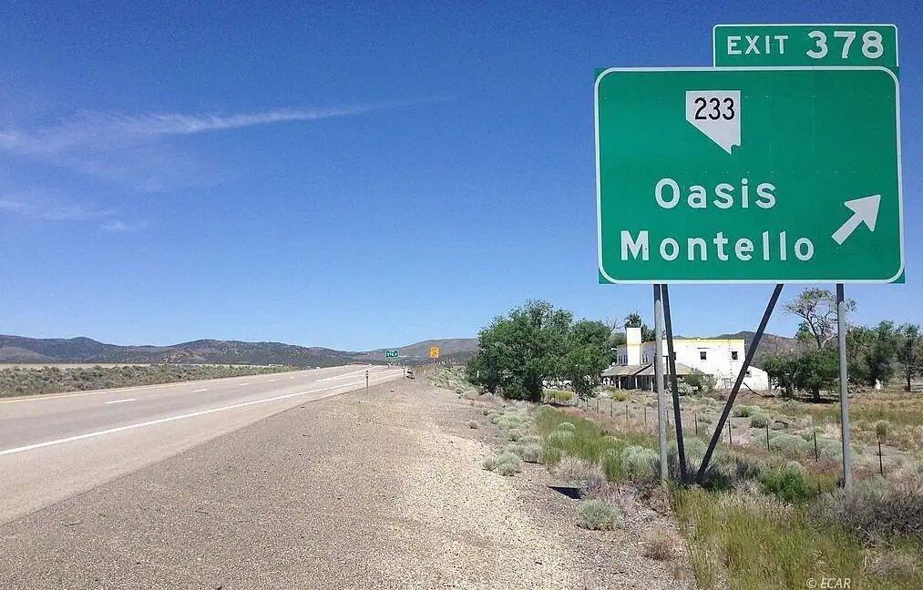 Montello Hwy Exit Sign